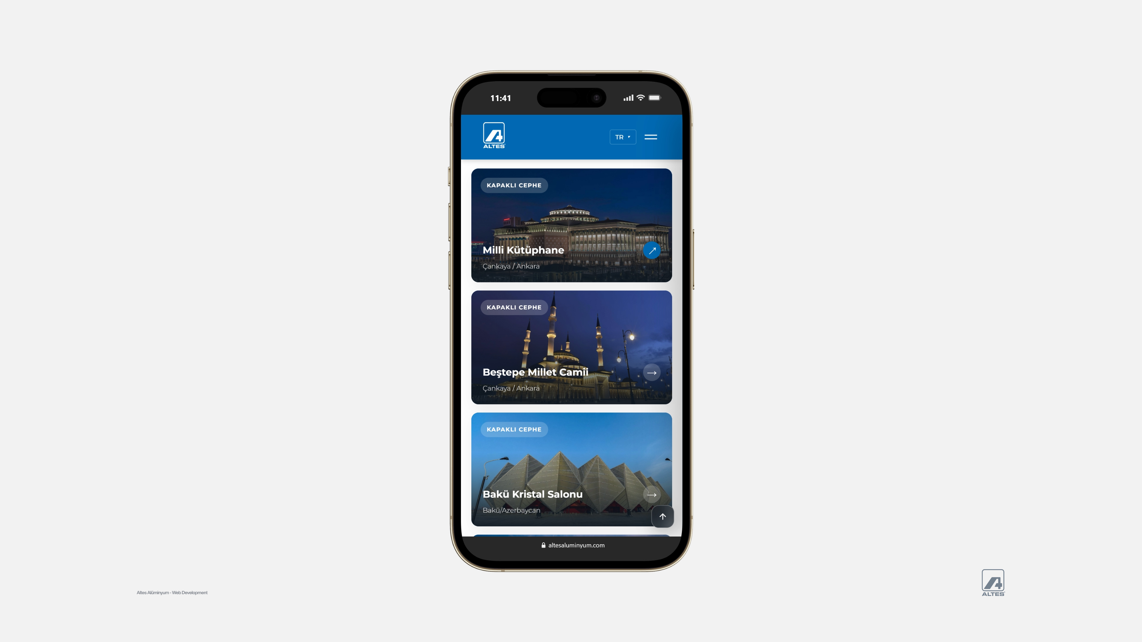Altes Alüminyum Web Tasarımı galeri görseli 2