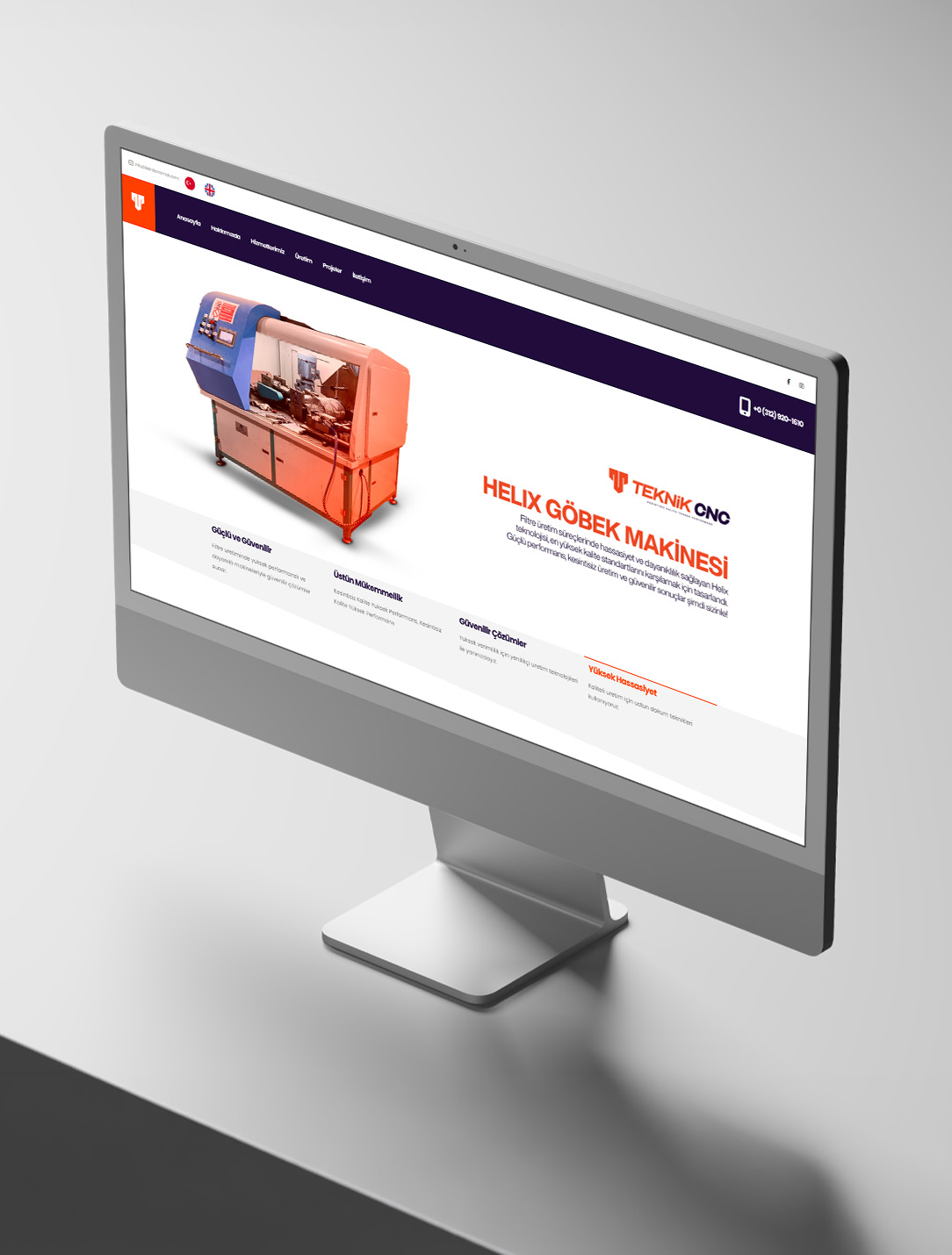 Teknik CNC Tanıtım Sitesi